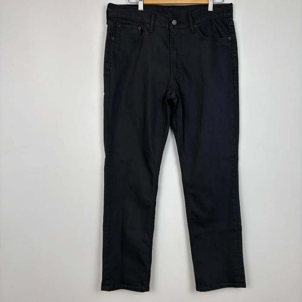 Levis Mens 541 Athletic Taper Jeans 33x32 Charcoal Gray Stretch Denim Minimalist